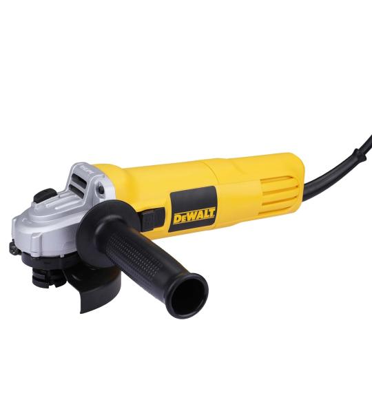 DEWALT DW802-IN, 850W, 4'' (100mm) Heavy Duty Angle Grinder Engineered For Heavy Duty Applications with Spindle Lock and Slide switch