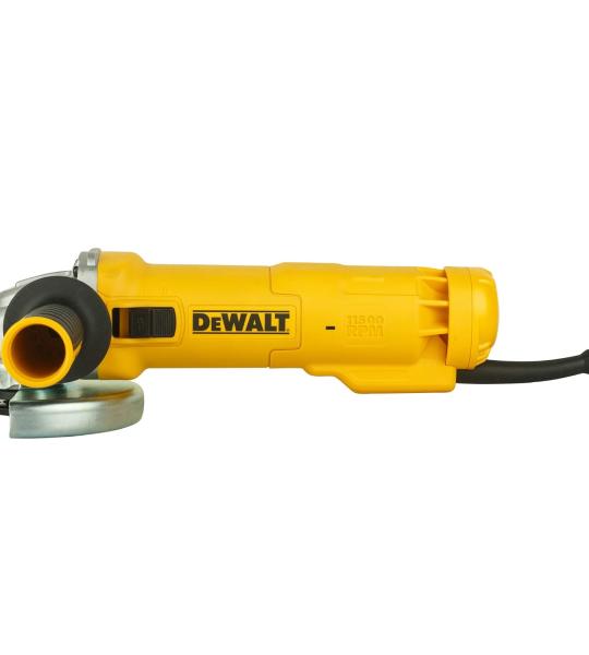 DEWALT DWE4235 1400W, 125mm Medium Angle Grinder with DES Technology and Innovative Anti Vibration System (Yellow)