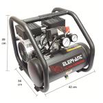 Elephant 6 Liters Oil Free and Noiseless Air Compressor With 1 HP Motor (AC-06C)