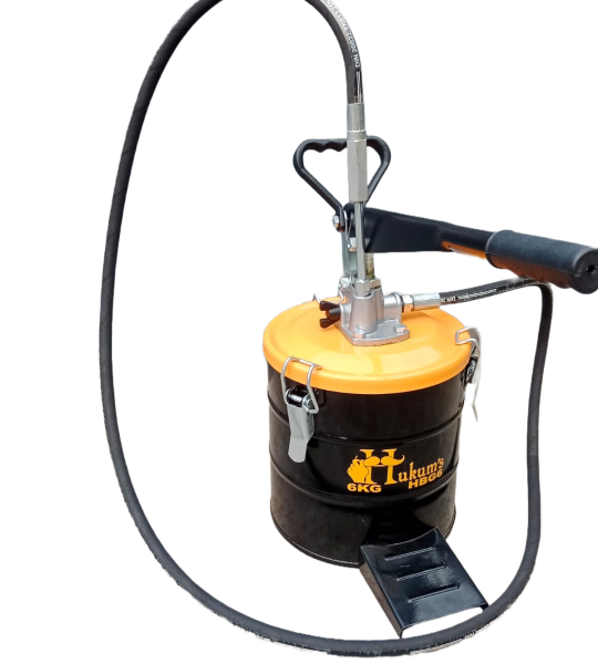 Hukums 6 Kg Bucket Grease Pump Ideal for High Volume Greasing with 1 Year Warranty