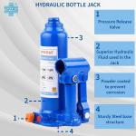 Taparia Hydraulic Bottle Jack, 2 Ton (Hbj 2)