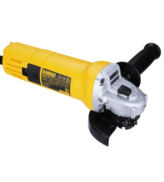 DEWALT DW803, 1000W, 4'' (100mm) Heavy Duty Angle Grinder Engineered For Heavy Duty Applications with Spindle Lock and Toggle switch