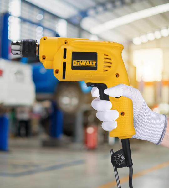 DEWALT DWD014 550W 10mm Rotary Drill Machine (Black & Yellow)