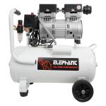 Elephant 30 Litres Oil Free and Noiseless Air Compressor with 1 HP Copper Winding Motor and 8 Bar Max. Pressure (AC-30DC)