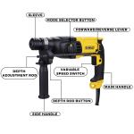 DEWALT D25133K-IN Combi Hammer For Drilling, Hammering & Chipping, 800W 26mm SDS-Plus 3 Mode 2Kg ,2 Year Warranty