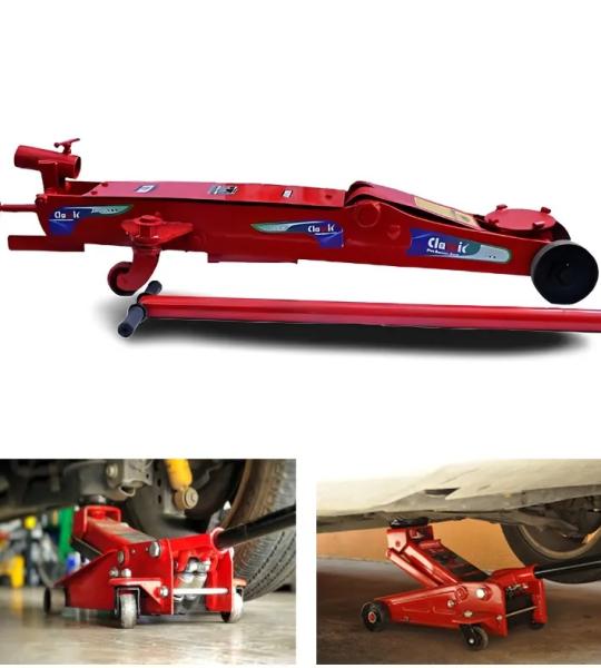 Classic 10-Ton Capacity Hydraulic Floor Trolley Jack for Truck and Bus - Maximum Lifting Height 538 mm