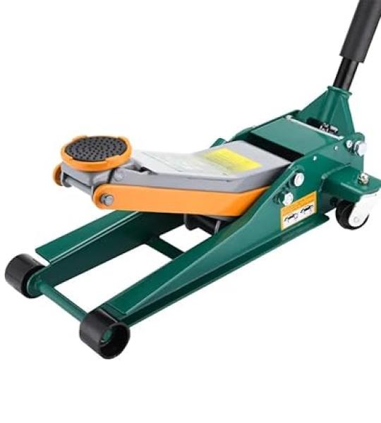 4 Ton Double Piston Trolley Jack for Low Floor Cars for Commercial Use Weight : 32 Kg