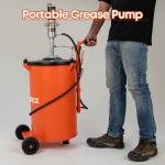 Groz 50 Kg Portable Air Operated Grease Pump Bucket (BGRP/50)