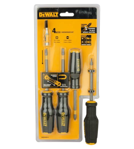 DEWALT DWHT62054-0 MAX FIT 4 PC Screwdriver Set