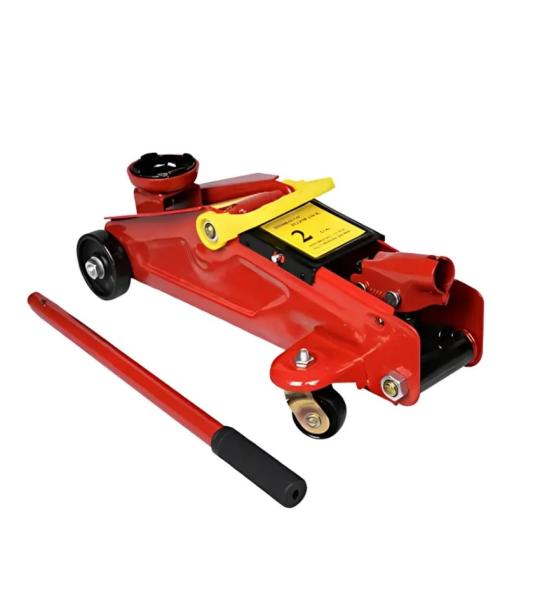 Heavy Duty 2 Ton Capacity Floor Trolley Jack with Box for Hatchback Cars - 320 mm Maximum Lifting Height