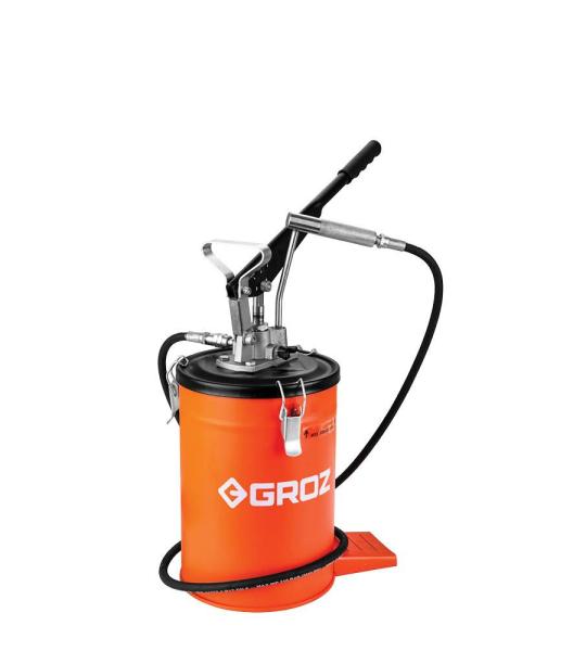 Groz 10 Kg Grease Pump Bucket with Multi Modes Settings (VGP/10A)