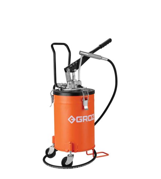 Groz 10 Kg Grease Pump Bucket With Wheel (VGP/10)