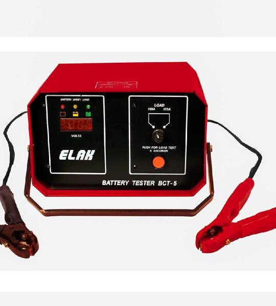 Elak Battery Tester for Testing 12V Automotive Batteries Upto 60AH (BCT-5)