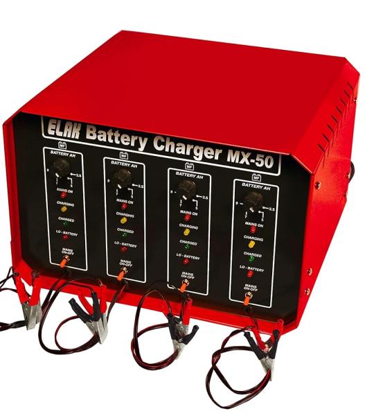 ELAK 2-WHEELER AUTOMATIC BATTERY CHARGER (MX-50)