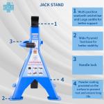 Taparia Jack Stand, Capacity 3 Ton (Js3)