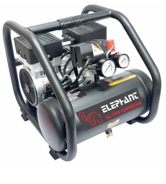 Elephant 6 Liters Oil Free and Noiseless Air Compressor With 1 HP Motor (AC-06C)