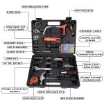 BLACK+DECKER BMT108C Hand Tool Kit (108-Piece) (Orange & Black)