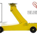 Elephant (TJ-03) 3 Ton Capacity Hydraulic Floor Trolley Jack for cars - 460 mm Maximum Lifting Height