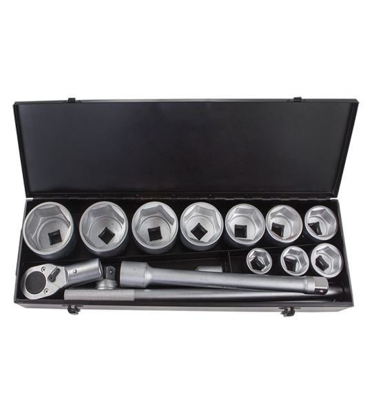 Groz 14 Pcs 1 Inch Hex Socket Set (KIT/SKT/H/0-1/14/MT)