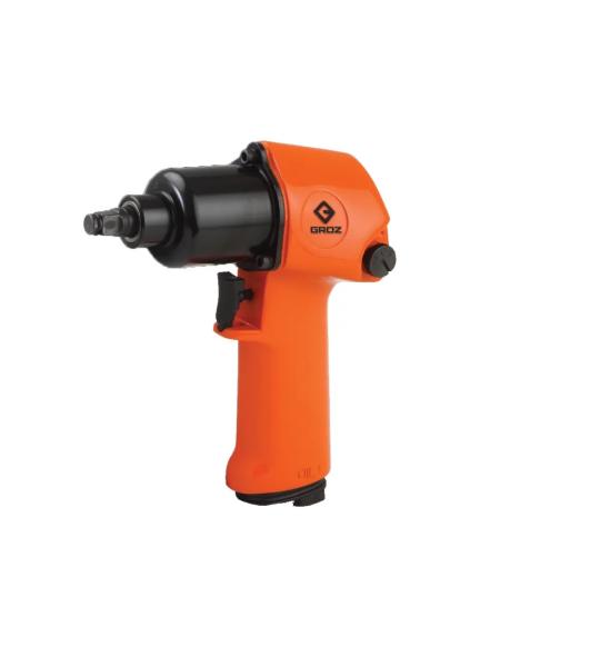 Groz 3/8 Inch Jumbo Mechanism Impact Wrench, 360 Nm Max. Torque & 10000 RPM Free Speed (IPW/201)