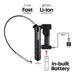 Groz Rechargeable Grease Gun with 3 Times More Power RGG/12L