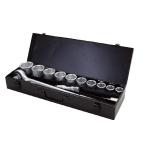 Groz 14 Pcs 3/4 Inch Hex Socket Set (KIT/SKT/H/3-4/14/MT)