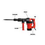 XTRA-POWER XPT 512A Demolition Hammer 7KG | 2200W Electric Demolition Hammer | Heavy Duty Concrete Breaker Machine