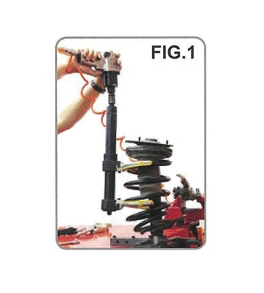 Hukums Interchangeable Mc Pherson Coil Spring Compressor Kit for Car Suspension Repair | Heavy Duty Strut Spring Compressor Tool