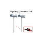 Driger Plug Spanner Star 2 Pieces, for 58cc , 68cc,62cc, 78cc Petrol Chainsaw