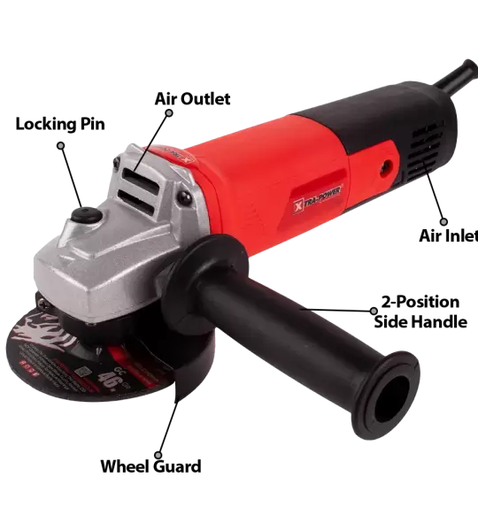 Xtra Power 100 mm Angle Grinder, 850 W & 11000 RPM (XPT 405)