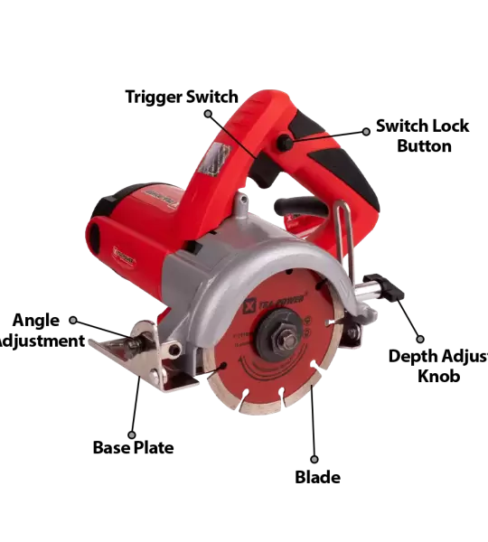 Xtra Power Marble Cutter XPT 411 - Blade Capacity 110mm, Speed 13000 RPM,1240 W