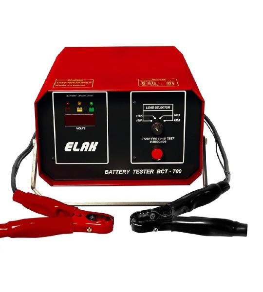 Elak Battery Tester for Testing Complete Range of 12V Batteries With Timer (BCT700)