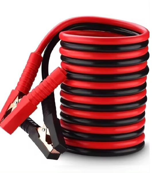 Hukums Heavy Duty Car Jumper Cable 2000 Amp 2.5 Mtrs Each Long Heavy Gauge Red & Black Cable with Battery Clamp Alligator clamp Battery Booster Cable to Start Dead Battery