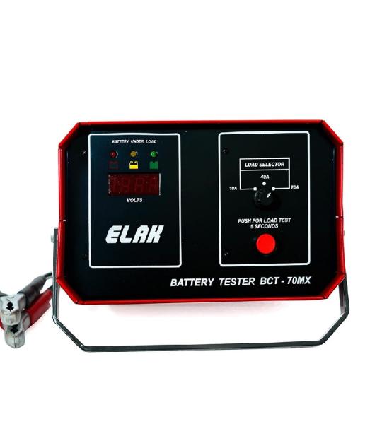 Elak Battery Tester for Testing Motorcycle Batteries for testing upto 14 AH Batteries (BCT-70MX)