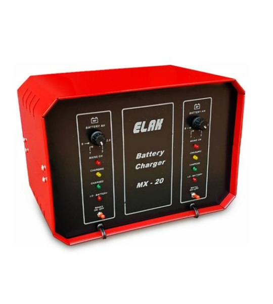 ELAK 2-WHEELER AUTOMATIC BATTERY CHARGER (MX-20)