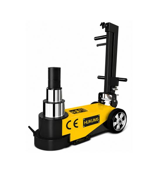 Hukums 80/40 Ton Pneumatic Air Hydraulic Jack | 515 mm Lift Height | 0.8–1.2 MPa Air Pressure | Heavy Duty