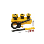 Hukums Ratchet Pipe Threader Set (½, ¾, 1) | Heavy Duty Manual Threading Tool
