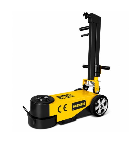 Hukums 120/60 Ton Pneumatic Air Hydraulic Jack | 400mm Lift Height | Heavy Duty Truck & Bus Jack
