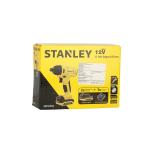 STANLEY SCI121S2 12V Cordless Impact Drill Driver with 2 Batteries & Charger | 110Nm Torque, LED Light