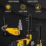 Hukums 80/40 Ton Pneumatic Air Hydraulic Jack | 515 mm Lift Height | 0.8–1.2 MPa Air Pressure | Heavy Duty