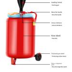 Heavy Duty 80 Liters Mild Steel Car Washing Foam Tank for Commercial Use