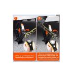 Hukums 1 Ton Heavy Duty Scissor Jack for Three-Wheelers & Compact Cars – Perfect Lifting Tool