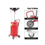 Hukums 50L Manual Oil Suction & Drainer Tank for Car Engine Oil Extraction – Heavy Duty Oil Drain Tank