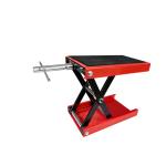 HUKUMS 1100 lbs Motorcycle Scissor Lift Jack – Wide Deck Bike Repair Stand for Scooter & Motorcycles