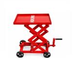 Hukums Heavy Duty Mechanical Double Scissor Type Gear Box Trolley Jack 30MM | Manual Lift Table