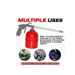 Hukums Pneumatic Oil Spray Gun 800ML Aluminium Alloy Air Operated Lubrication Gun