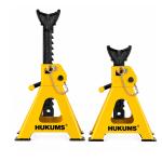 HUKUMS 3 Ton Car Jack Stand with Self Locking | Heavy Duty Mild Steel | Pack of 2