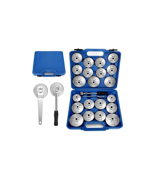 Hukums Professional 23 Pcs Oil Filter Removal Socket Set | Cup Type Wrench Kit