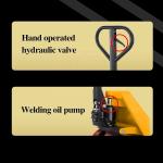 HUKUMS 3 Ton Hand Pallet Truck HPT3 | Heavy Duty Hydraulic Manual Pallet Jack for Warehouse & Material Handling