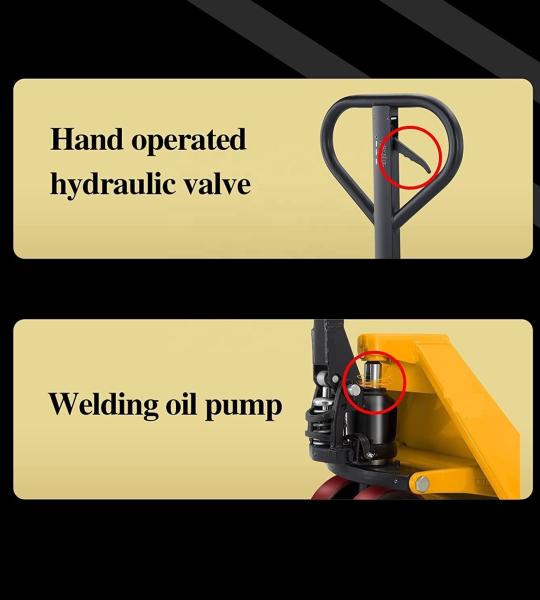HUKUMS 3 Ton Hand Pallet Truck HPT3 | Heavy Duty Hydraulic Manual Pallet Jack for Warehouse & Material Handling